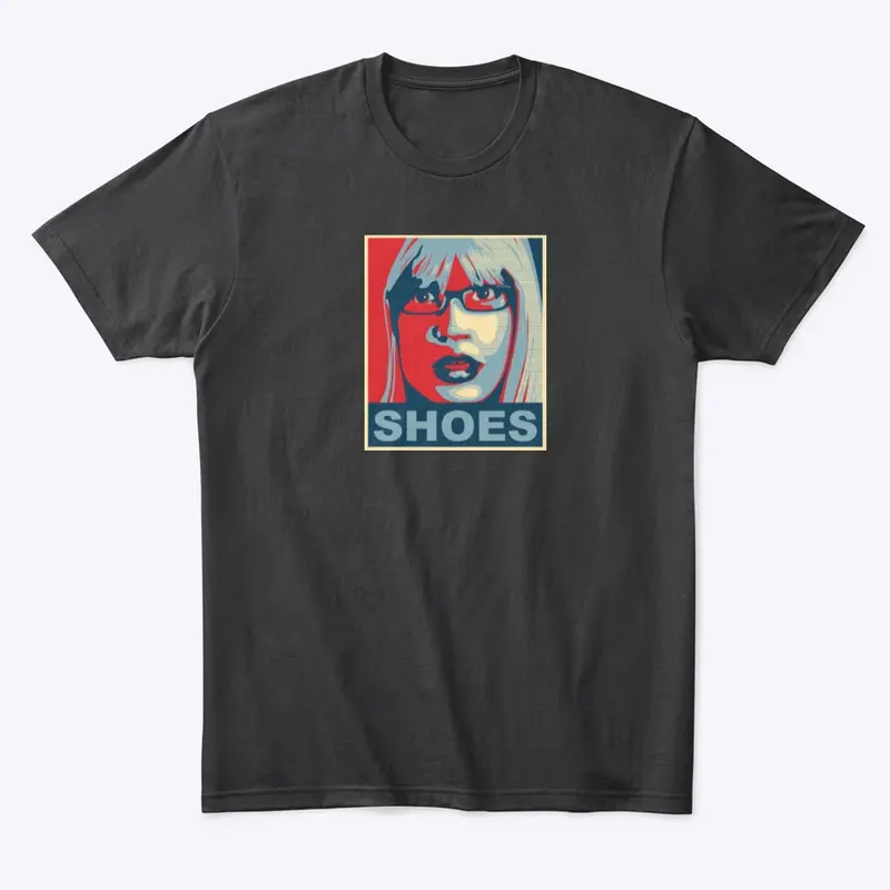 Kelly "SHOES" - political parody sticker